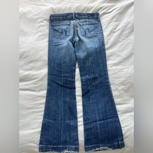Citizens Of Humanity Light Blue Flare Jeans Low Rise from the 2000s